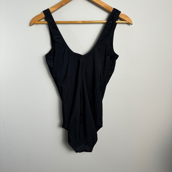 Alia Women's Black One Piece Swimsuit Size 10/30‎ Beach Vacation Bathing Suit - Picture 2 of 14